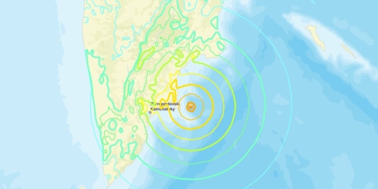 RUSIA REGISTRA SISMO MAGNITUD 7.8; SE ACTIVA ALERTA DE TSUNAMI