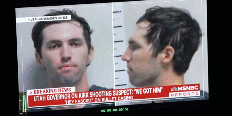 DIFUNDEN LA PRIMERA IMAGEN POLICIAL DEL PRESUNTO ASESINO DE CHARLIE KIRK