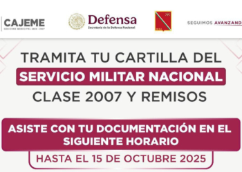INVITAN A TRAMITAR CARTILLA DEL SERVICIO MILITAR NACIONAL A CLASE 2007 Y REMISOS
