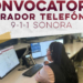 OFRECE GOBIERNO DE SONORA OPORTUNIDAD DE EMPLEO COMO OPERADORES TELEFÓNICOS DEL 9-1-1