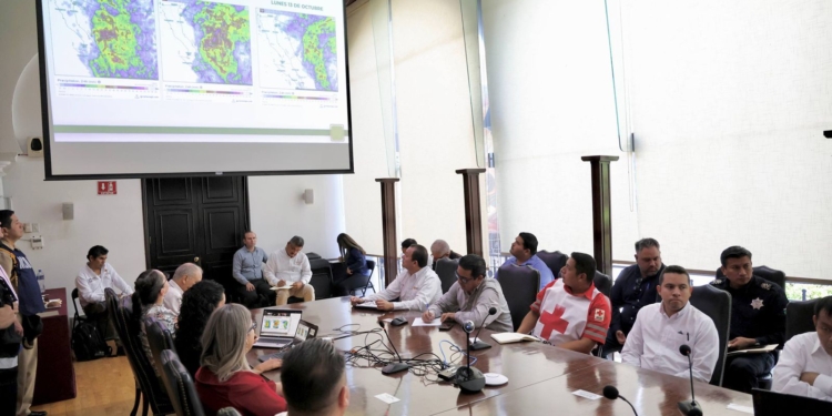 INSTALA GOBIERNO DE SONORA COMITÉ DE OPERACIONES DE EMERGENCIA Y DESPLIEGA ACCIONES PREVENTIVAS POR LLUVIAS