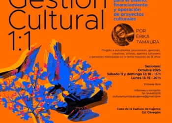 GOBIERNO DE CAJEME INVITA A CURSO SOBRE GESTIÓN CULTURAL