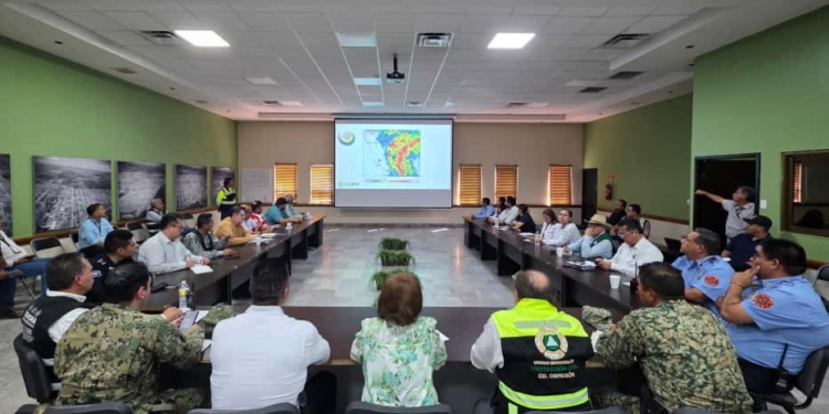 INSTALAN COMITÉ DE OPERACIONES DE EMERGENCIAS ANTE TORMENTA TROPICAL RAYMOND