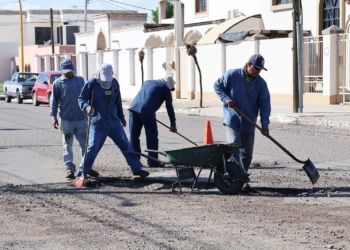SUPERVISA LAMARQUE ACCIONES DE BACHEO Y OBRAS EN LA CIUD