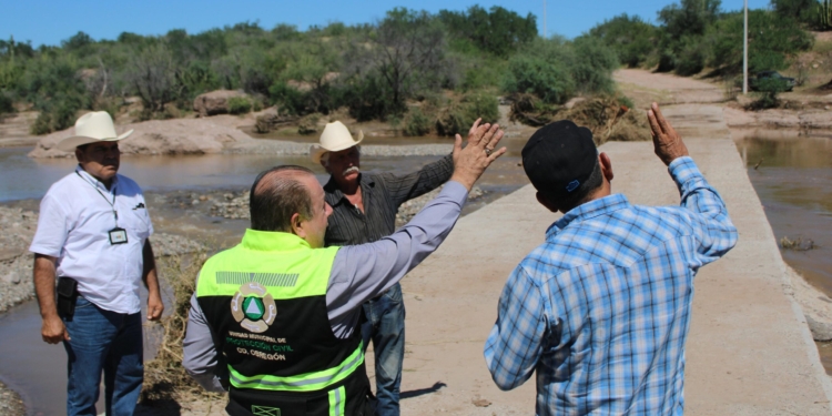 TRABAJA GOBIERNO DE CAJEME EN REHABILITACIÓN DEL PUENTE QUE COMUNICA A CIUDAD OBREGÓN CON CUMURIPA Y EL PORVENIR