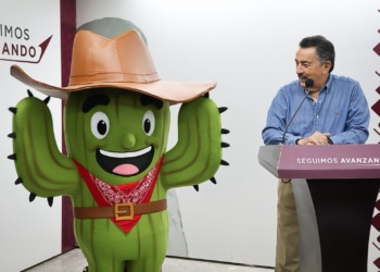 LA NUEVA MASCOTA DE LA EXPOFEST CAJEME 2025 LLEVARÁ POR NOMBRE ‘SAHUARIN’
