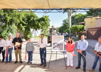 DA BANDERAZOS JAVIER LAMARQUE A OBRAS PÚBLICAS DE DESARROLLO URBANO EN CAJEME
