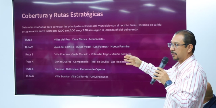 TENDRÁ CAJEME SERVICIO ESPECIAL DE TRANSPORTE DURANTE EXPOFEST 2025