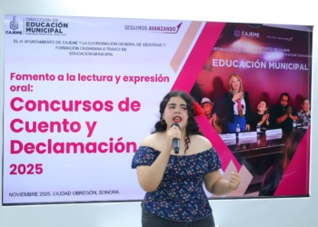 LANZA AYUNTAMIENTO DE CAJEME CONVOCATORIA PARA CONCURSO DE DECLAMACIÓN 2025