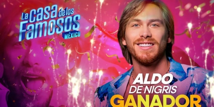 ALDO DE NIGRIS SE CORONA COMO EL GANADOR DE LA TERCERA TEMPORADA DE ‘LA CASA DE LOS FAMOSOS MÉXICO 3’