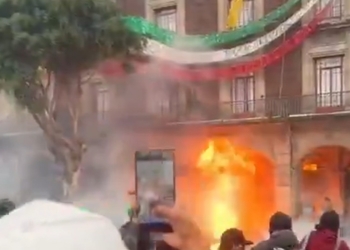 MARCHA DEL 2 DE OCTUBRE CONCLUYE CON ENFRENTAMIENTOS, DAÑOS A COMERCIOS Y LESIONADOS