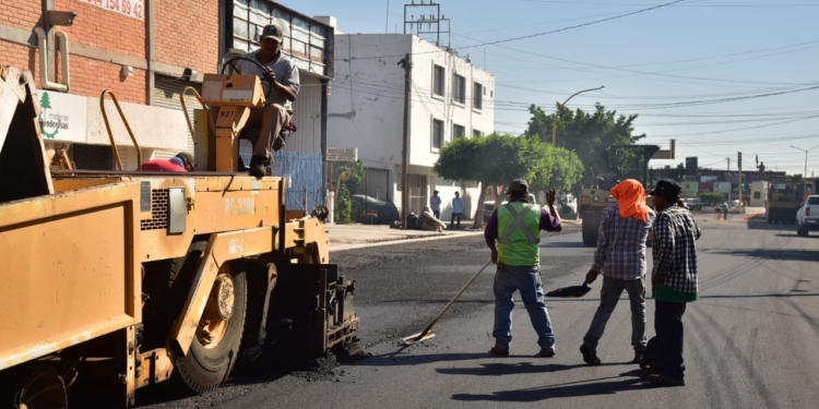 SUPERVISA JAVIER LAMARQUE AVANCE DE OBRAS EN ZONA SUR Y CENTRO DE LA CIUDAD