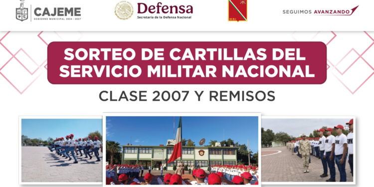 SORTEO DE CARTILLAS DEL SERVICIO MILITAR NACIONAL DE CLASE 2007 Y REMISOS SE REALIZARÁ EN EL CUM EL 23 DE NOVIEMBRE