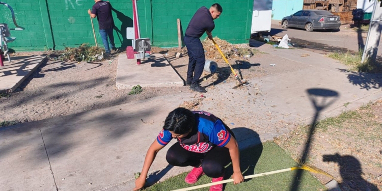 PROGRAMAS PREVENTIVOS REALIZA LIMPIEZA PARA RECUPERAR ÁREAS VERDES EN CAJEME