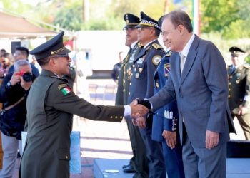 RECONOCE GOBERNADOR DURAZO ESFUERZO Y COMPROMISO DE FUERZAS ARMADAS CON LA SEGURIDAD DE SONORA