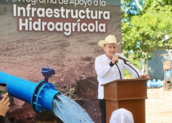 CON EL RESPALDO DE LA PRESIDENTA SHEINBAUM FORTALECEMOS LA INFRAESTRUCTURA HIDROAGRÍCOLA EN EL SUR DEL ESTADO: GOBERNADOR DURAZO