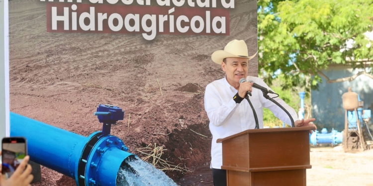 CON EL RESPALDO DE LA PRESIDENTA SHEINBAUM FORTALECEMOS LA INFRAESTRUCTURA HIDROAGRÍCOLA EN EL SUR DEL ESTADO: GOBERNADOR DURAZO