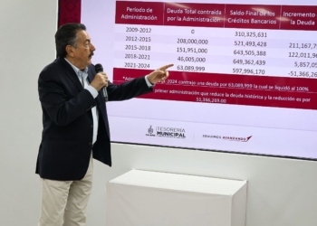 NO DEJAREMOS DEUDA A FUTURAS ADMINISTRACIONES, AL CONTRARIO, VAMOS A REDUCIR LA DEUDA HEREDADA: JAVIER LAMARQUE