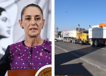 CLAUDIA SHEINBAUM NIEGA CARPETAS DE INVESTIGACIÓN CONTRA PARTICIPANTES DEL MEGABLOQUEO CARRETERO