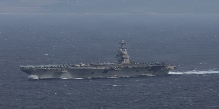 EE.UU. DESPLIEGA EL PORTAAVIONES USS GERALD FORD, EL MÁS GRANDE DEL MUNDO, A AMÉRICA LATINA