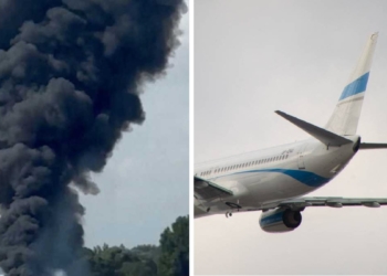 SE ESTRELLA Y EXPLOTA AVIÓN AL ATERRIZAR EN KENTUCKY