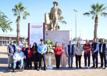 AYUNTAMIENTO RINDE HOMENAJE AL «HÉROE DE NACOZARI» EN EL 144 ANIVERSARIO DE SU NATALICIO