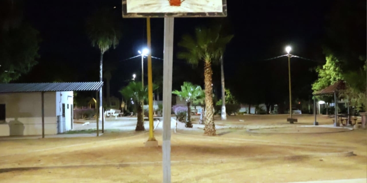 CAJEME SIGUE AVANZANDO CON PROGRAMA DE ILUMINACIÓN EN PLAZAS Y ÁREAS DEPORTIVAS