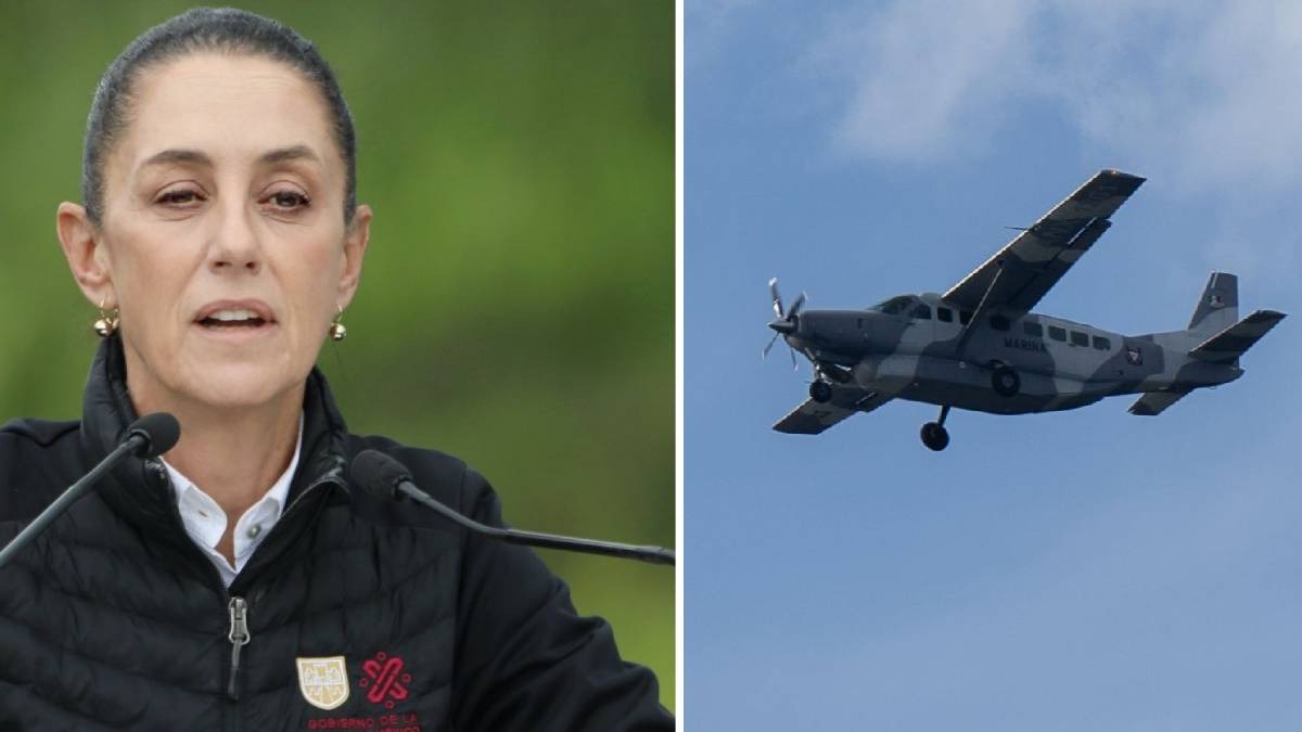 CAJA NEGRA DE AVIÓN DE LA MARINA REVELARÁ CAUSAS DEL ACCIDENTE EN TEXAS: SHEINBAUM