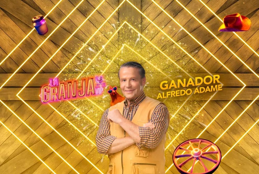 ALFREDO ADAME SE LLEVÁ EL PRIMER LUGAR DE LA GRANJA VIP MÉXICO