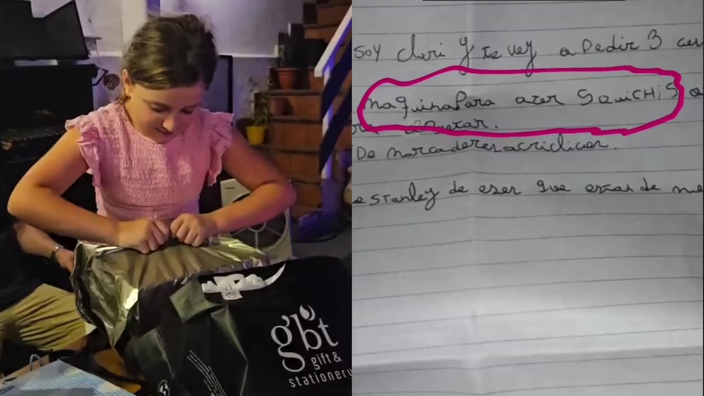 QUERÍA JUGUETE Y LE DIERON SANDWICHERA