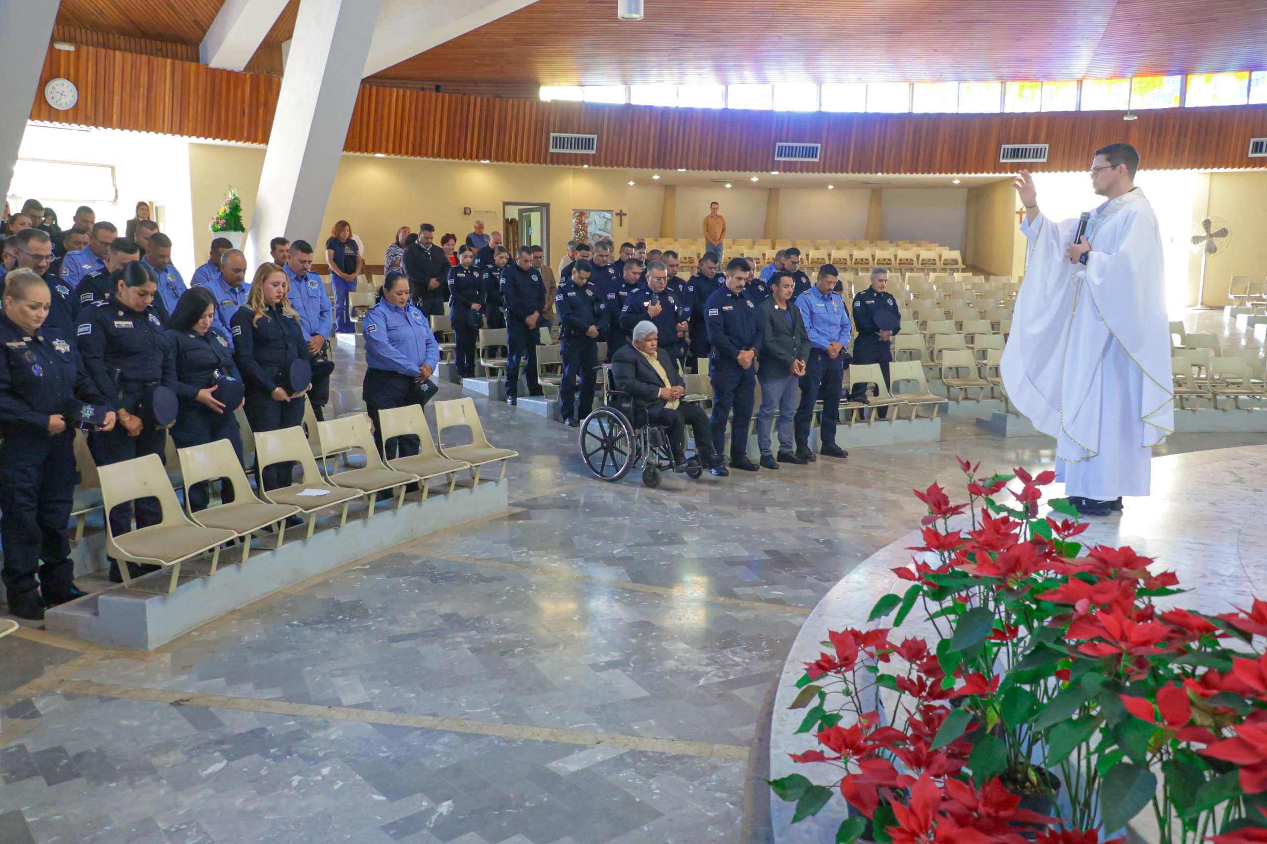 REALIZAN MISA DE ACCIÓN DE GRACIAS Y HOMENAJE A POLICÍAS CAÍDOS EN CUMPLIMIENTO DE SU DEBER