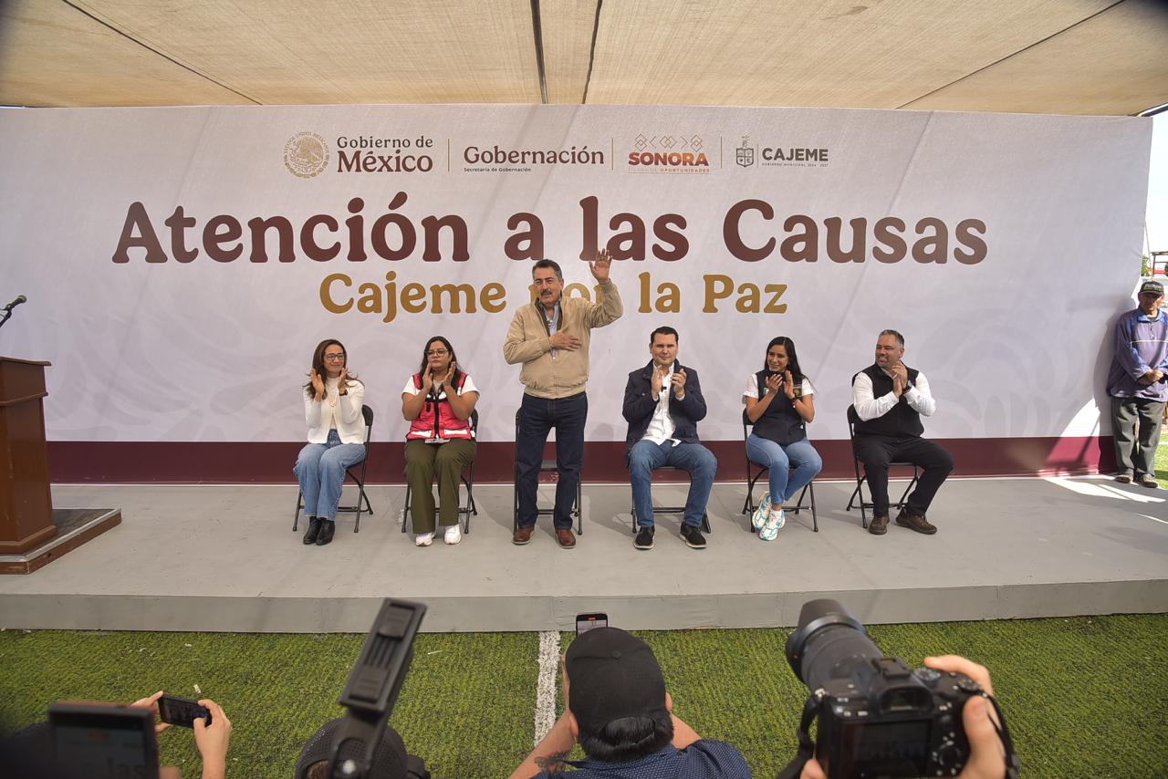TOMA PROTESTA JAVIER LAMARQUE A COMITÉS DE PAZ EN COLONIAS DEL SUR DE CAJEME