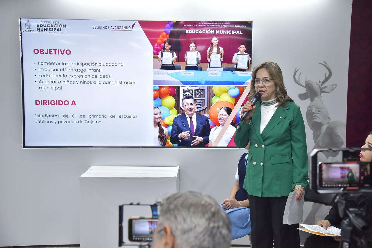 IMPULSA AYUNTAMIENTO DE CAJEME LA PARTICIPACIÓN CIUDADANA CON EL CABILDO INFANTIL 2026