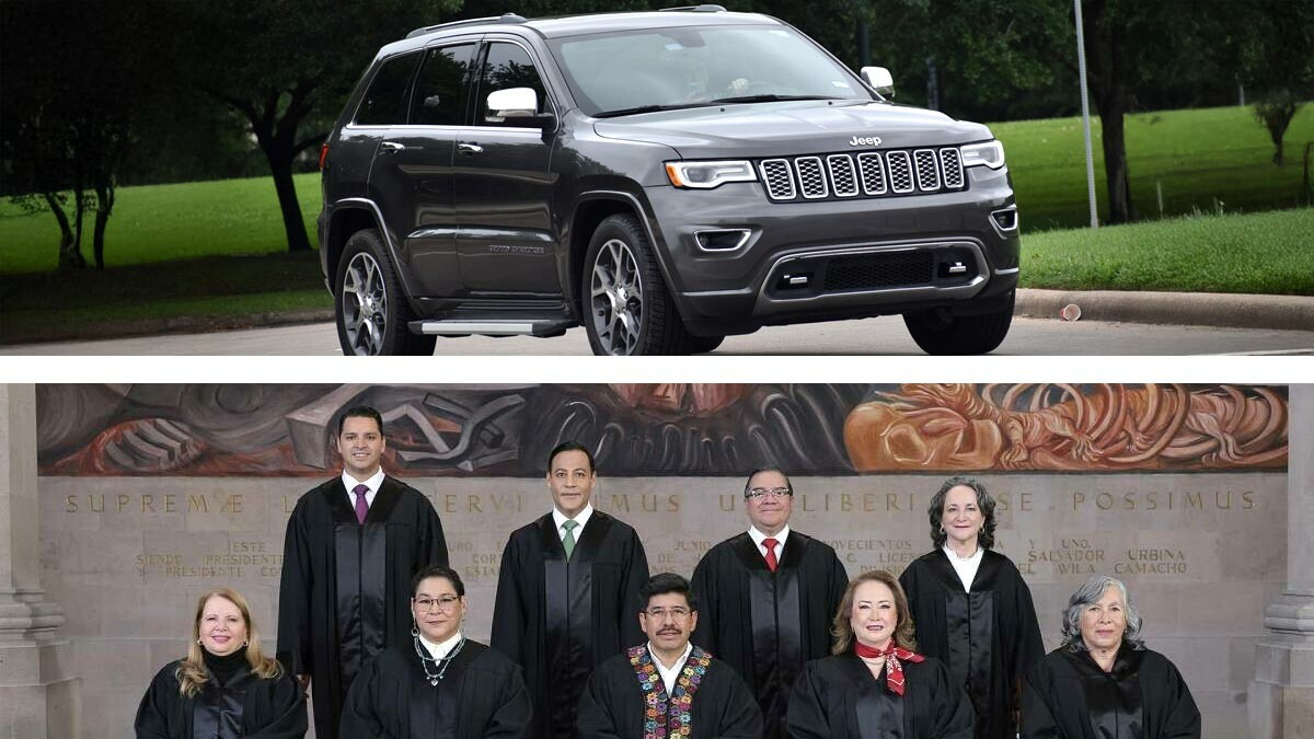 CAMIONETAS GRAND CHEROKEE: LUJO, POTENCIA Y BLINDAJE PARA MINISTROS DE LA SCJN