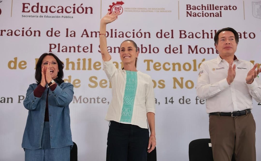 TRAS SALIDA DE MARX ARRIAGA DE LA SEP, SHEINBAUM DICE QUE LOS LIBROS DE TEXTO «NO VAN A CAMBIAR»; DEFIENDE MODELO EDUCATIVO