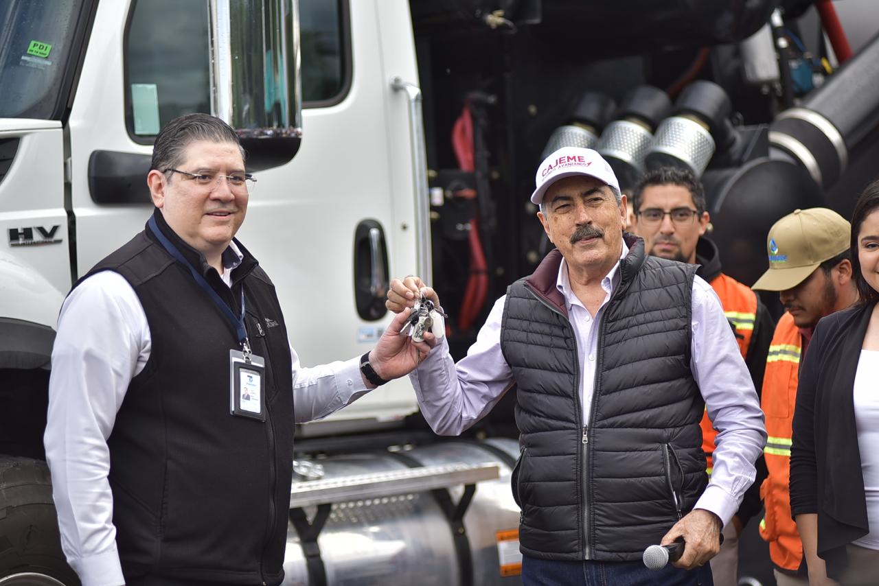 MÁS CAPACIDAD Y RESPUESTA: CAJEME ADQUIERE NUEVAS MÁQUINAS DE DESAZOLVE