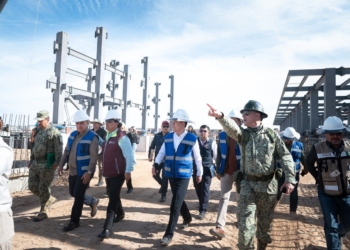 REPORTA GOBERNADOR DURAZO 35% DE AVANCE EN CONSTRUCCIÓN DEL HOSPITAL DEL IMSS EN SAN LUIS RÍO COLORADO