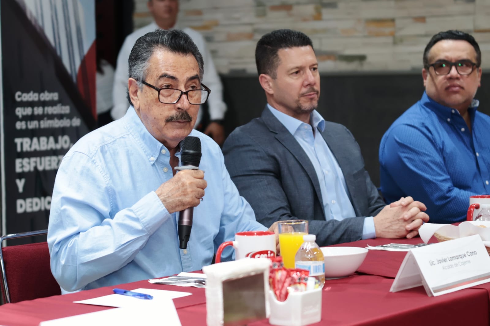 LAMARQUE IMPULSA DIÁLOGO DIRECTO CON CMIC PARA FORTALECER INFRAESTRUCTURA CON SENTIDO SOCIAL EN CAJEME