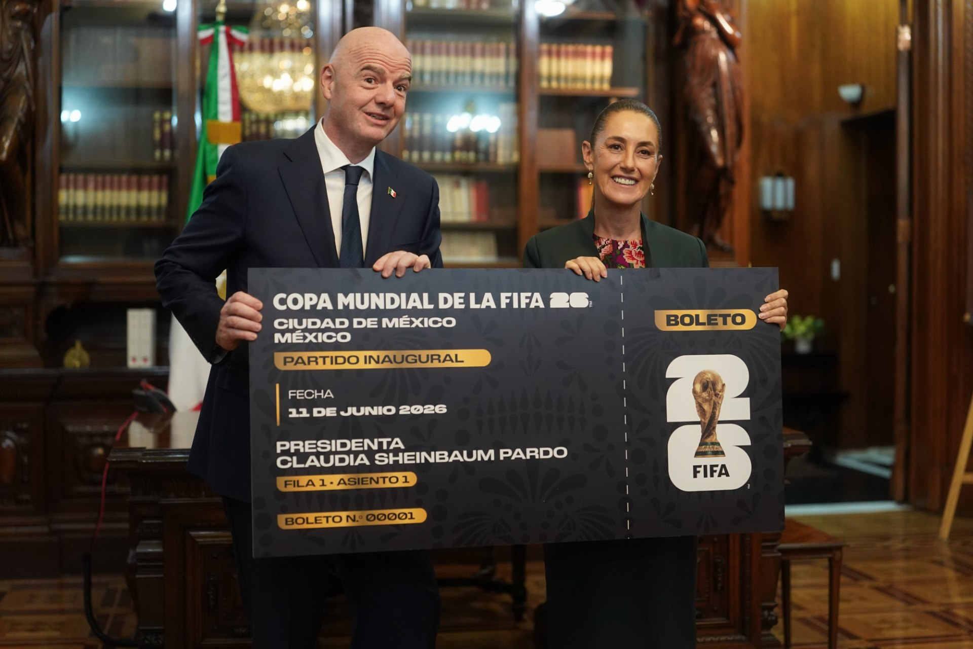 SHEINBAUM LANZA CONCURSO PARA QUE UNA MUJER GANE EL BOLETO PARA LA INAUGURACIÓN DEL MUNDIAL 2026