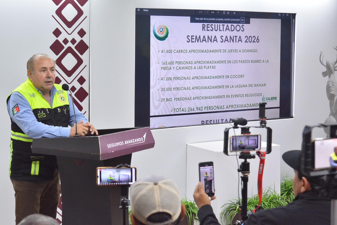 PRESENTA UMPC RESULTADOS DEL OPERATIVO DE SEMANA SANTA 2026 EN CAJEME