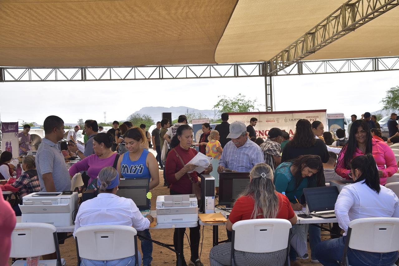 BRINDAN EN CAJEME ATENCIÓN DIRECTA Y SERVICIOS GRATUITOS CON FERIA DE PAZ