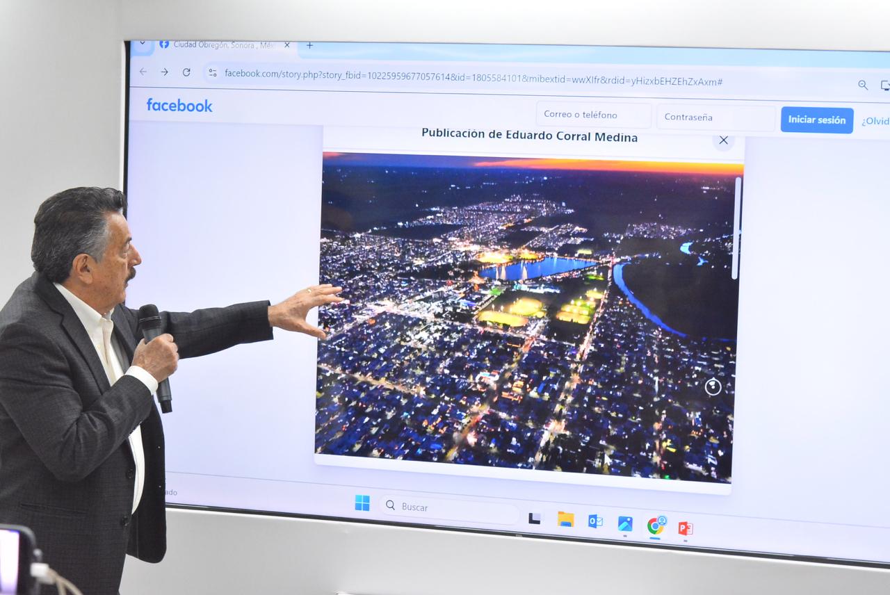 CUMPLE JAVIER LAMARQUE CON ALUMBRADO PÚBLICO