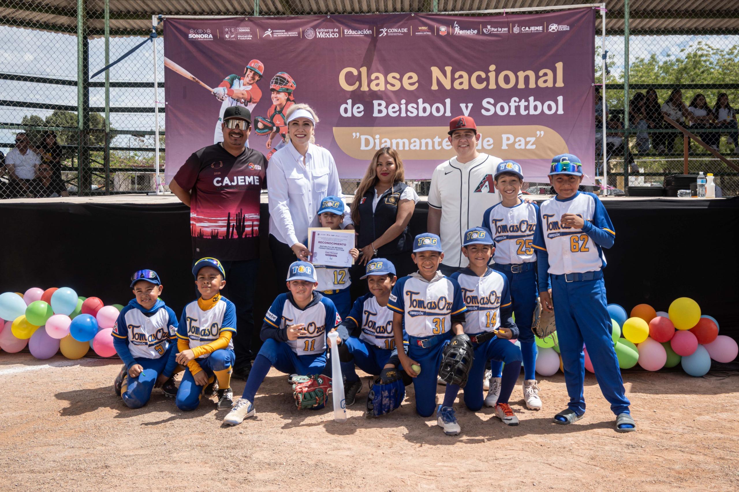 CAJEME SE SUMA A LA CLASE NACIONAL DE BÉISBOL Y SÓFTBOL “DIAMANTES DE PAZ”