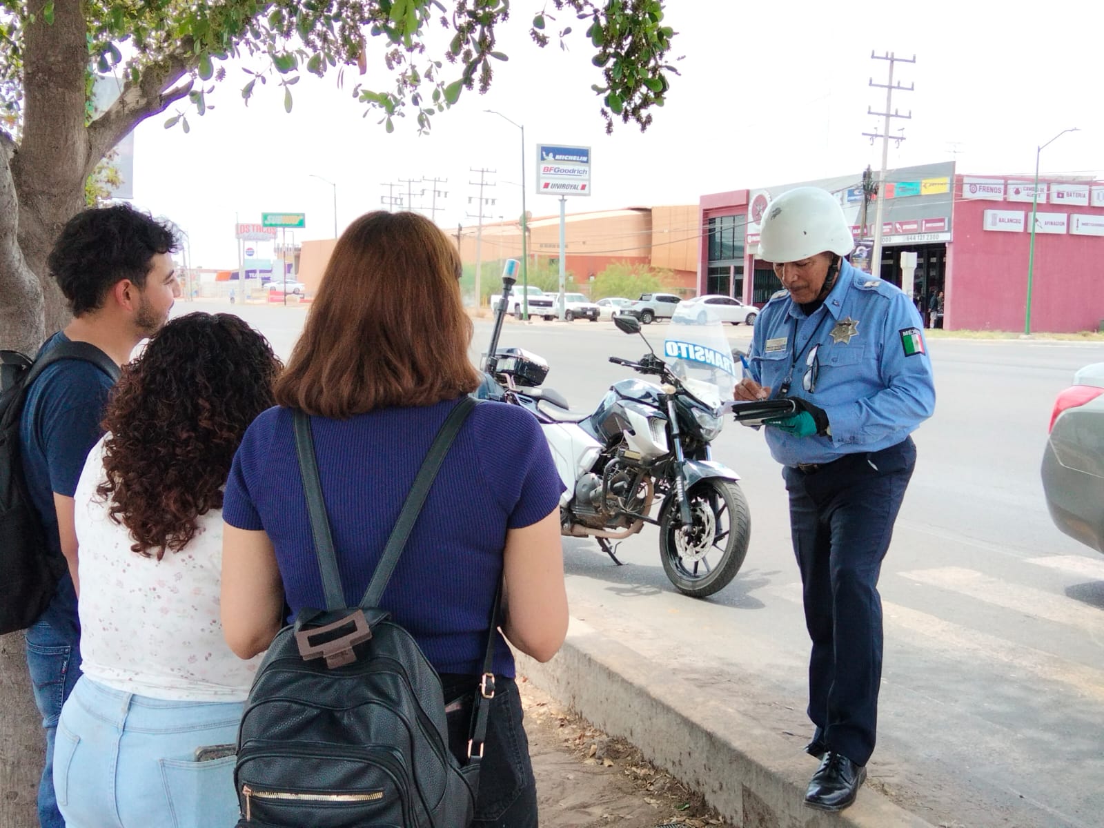 REFUERZAN ACCIONES DE SEGURIDAD VIAL EN ZONA UNIVERSITARIA DEL ITSON NÁINARI