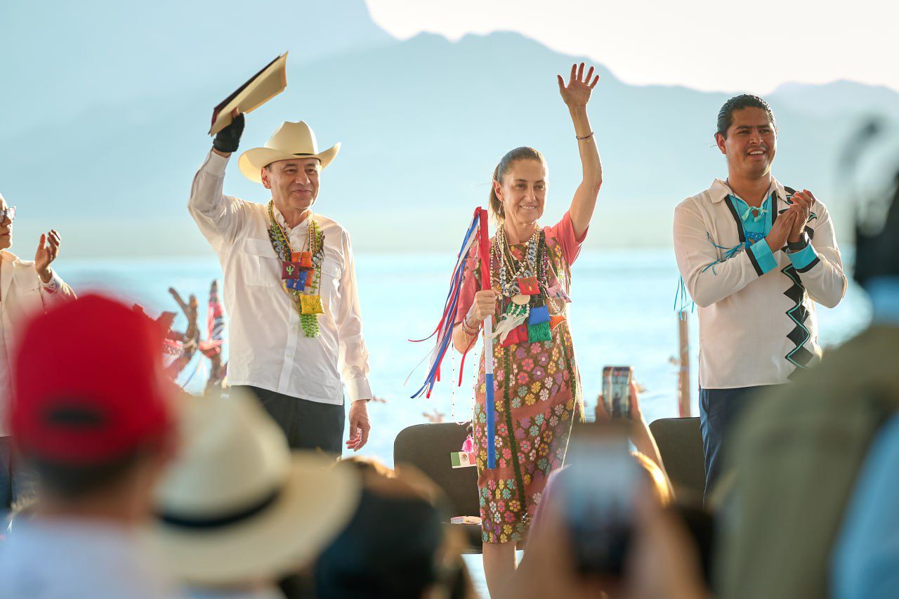 GOBERNADOR DURAZO Y PRESIDENTA SHEINBAUM CUMPLEN AL PUEBLO SERI CON MÁS DE 824 MILLONES EN ACCIONES DE RESARCIMIENTO