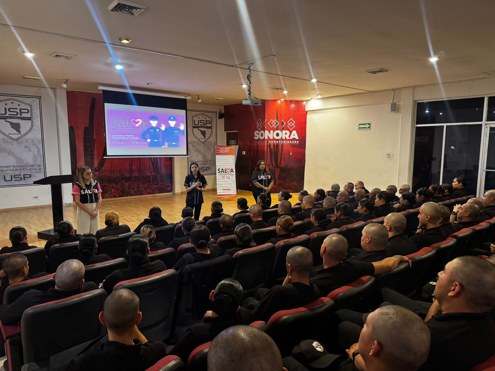 SISTEMA SALVA CONTRIBUYE EN LA FORMACIÓN DE PRÓXIMOS POLICÍAS PREVENTIVOS
