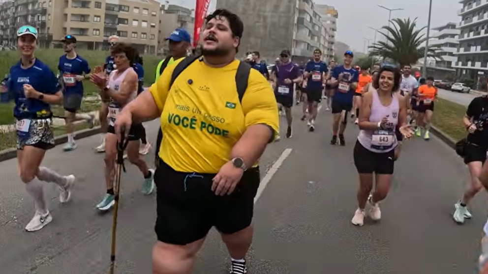 PESABA MÁS DE 300 KILOS, BAJÓ 100 Y COMPLETÓ EL MARATÓN DE EUROPA