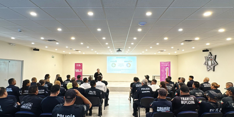 CAPACITA SALVA A POLICÍAS DE EMPALME Y GUAYMAS PARA PREVENIR Y ATENDER LA VIOLENCIA FAMILIAR Y DE GÉNERO