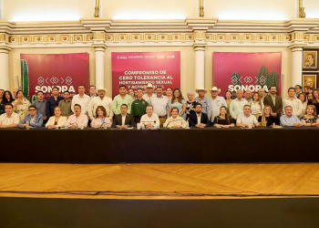 PARTICIPA LAMARQUE EN FIRMA DEL PRONUNCIAMIENTO DE COMPROMISO INSTITUCIONAL DE CERO TOLERANCIA AL HOSTIGAMIENTO Y ACOSO SEXUAL EN SONORA