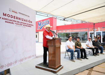 ARRANCA GOBERNADOR DURAZO MODERNIZACIÓN DEL ESTADIO DE LOS MAYOS ‘CICLÓN’ ECHEVERRÍA